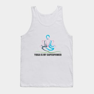 YOGA IS MY SUPERPOWER Tank Top